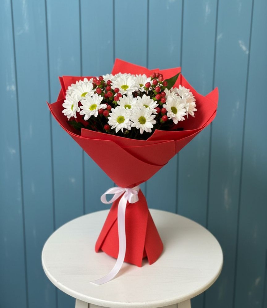 Букет цветов из: Хризантемы в Азове