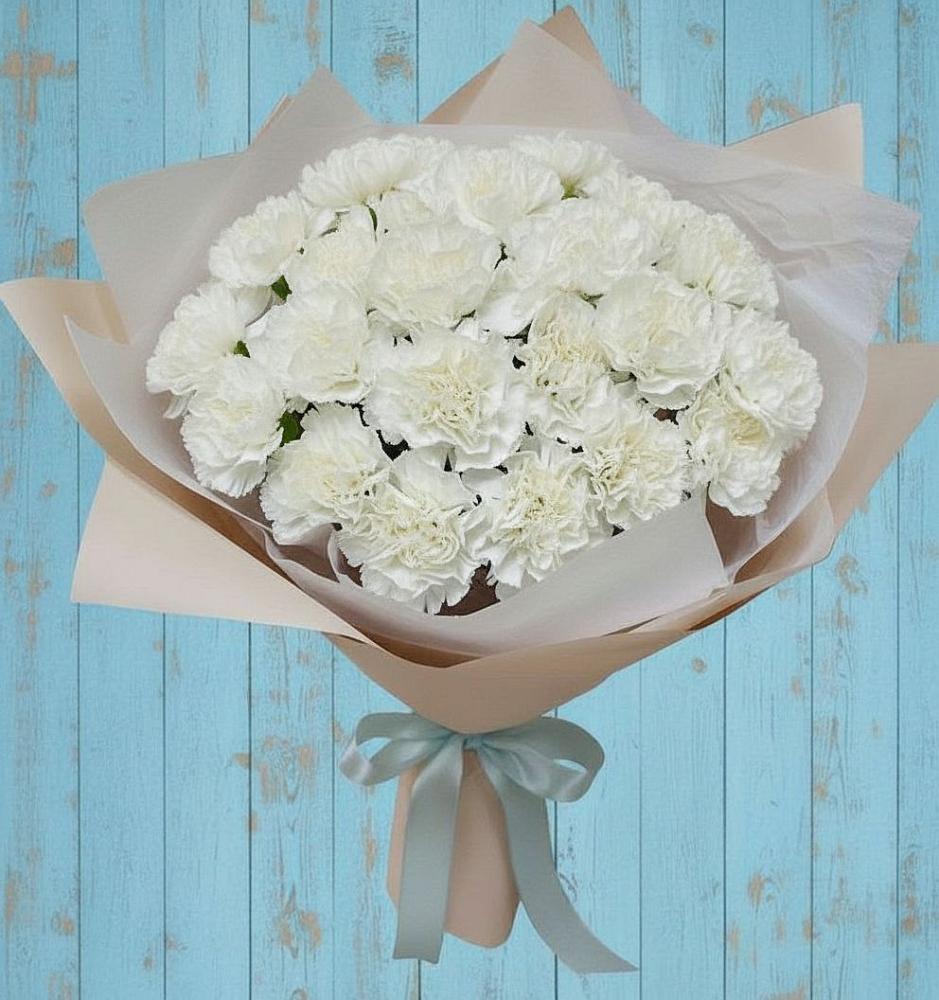 Букет цветов из: Гвоздики в Азове