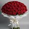 Букет 101 Красная роза Блэк Мэджик в Азове