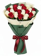 Букет Микс из красных и белых роз #REPLACE_PRED# Азове