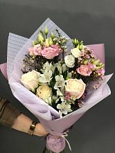 Букет цветов из:  Альстромерии, Розы и Лизиантусы #REPLACE_PRED# Азове