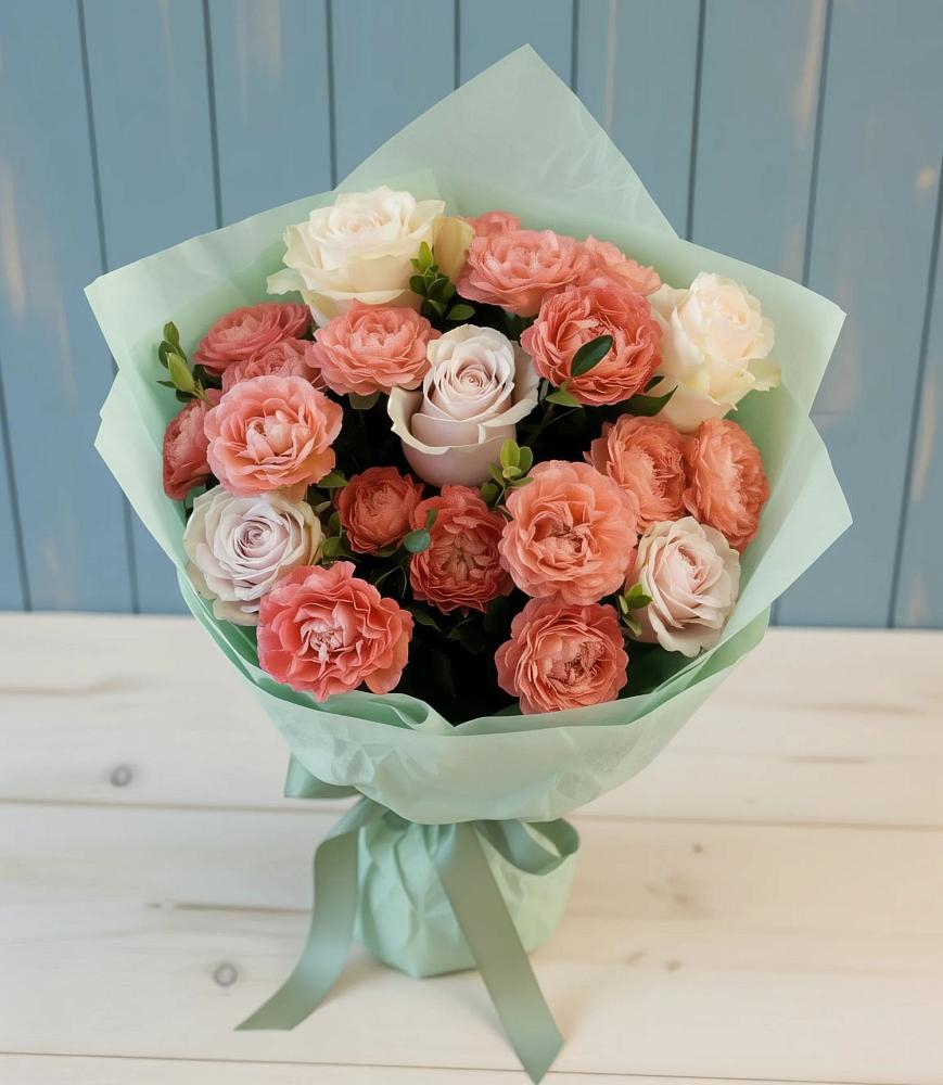 Букет цветов из: Розы в Азове