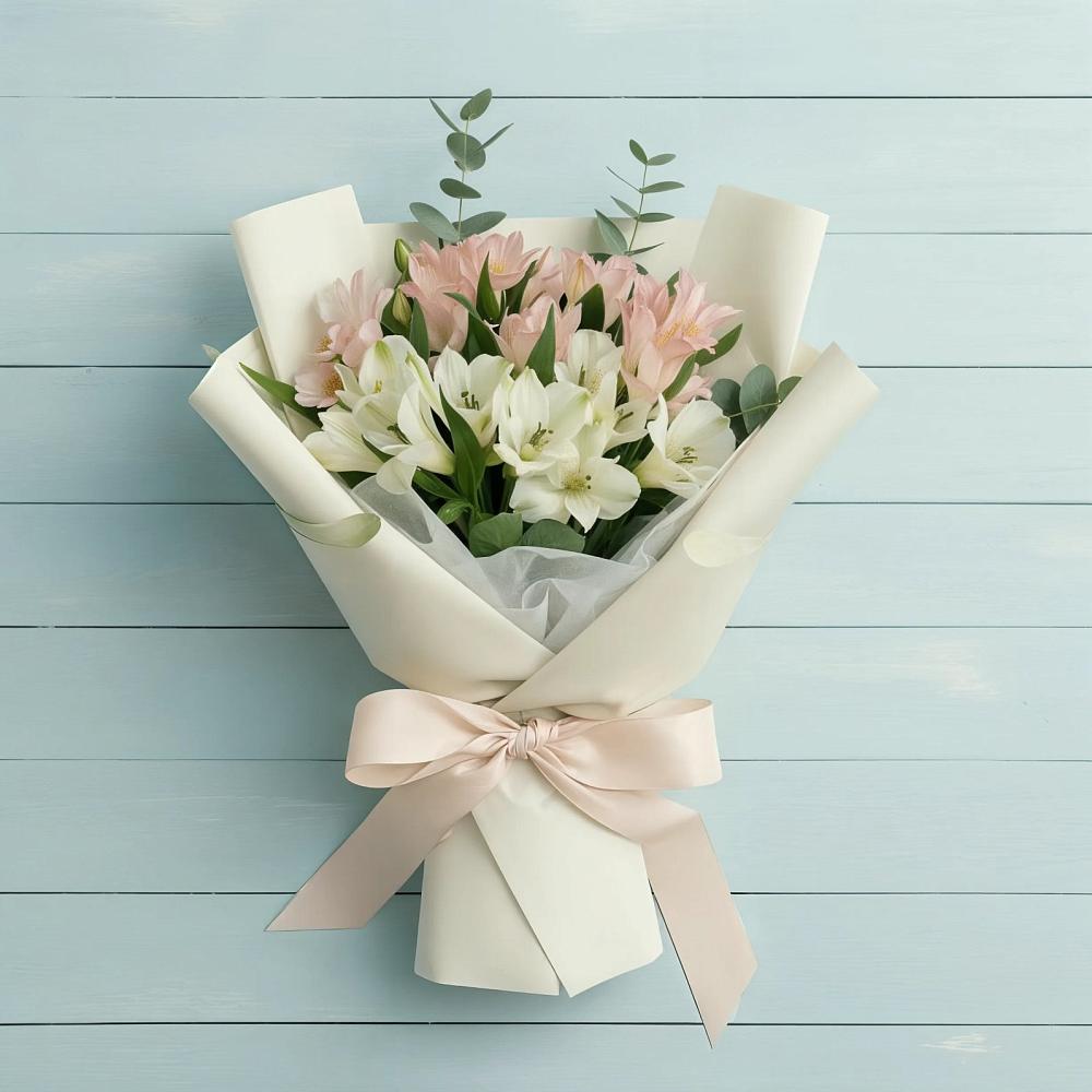 Букет цветов из: Альстромерии в Азове