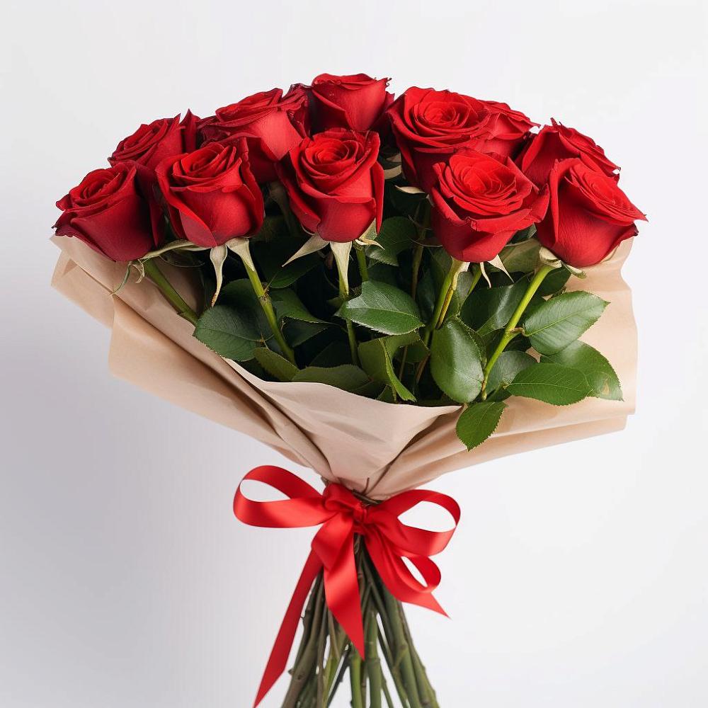 Букет 11 Красных роз Эдлесс Лав в Азове