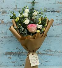 Букет цветов из:  Розы и Лизиантусы #REPLACE_PRED# Азове