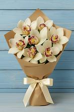 Букет цветов из:  Орхидеи и Розы в Азове